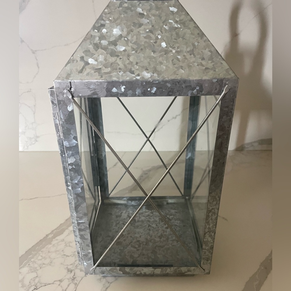 Farmhouse Metallic Lantern Home Accent - Picture 8 of 9